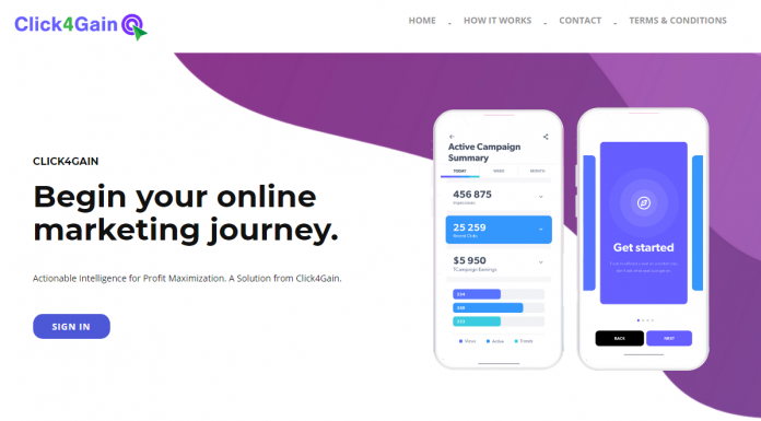 Click4gain Review (click4gain.com Scam) Click4Gain Review