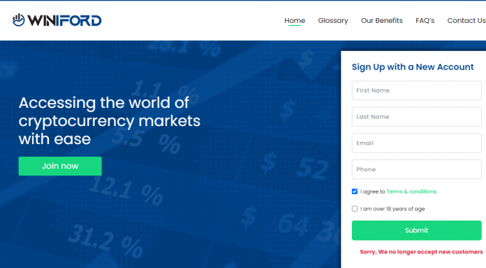 Winiford Review (winiford.com Scam) Winiford Review