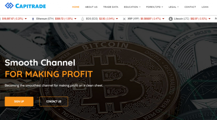 Capitrade Review (capitradeinvestment.com Scam) Capitrade Review