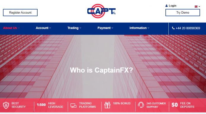CaptainFX Review (captfx.com Scam) CaptainFX Review