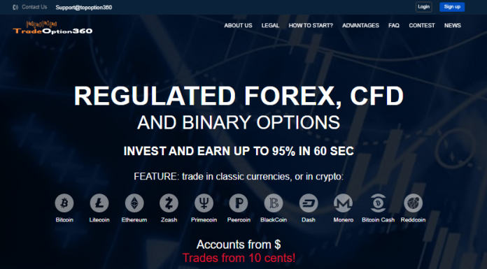 Trade Option 360 Review (tradeoption360.com Scam) Trade Option 360 Review