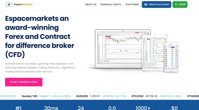 EspaceMarkets Review (espacemarkets.com Scam) EspaceMarkets Review