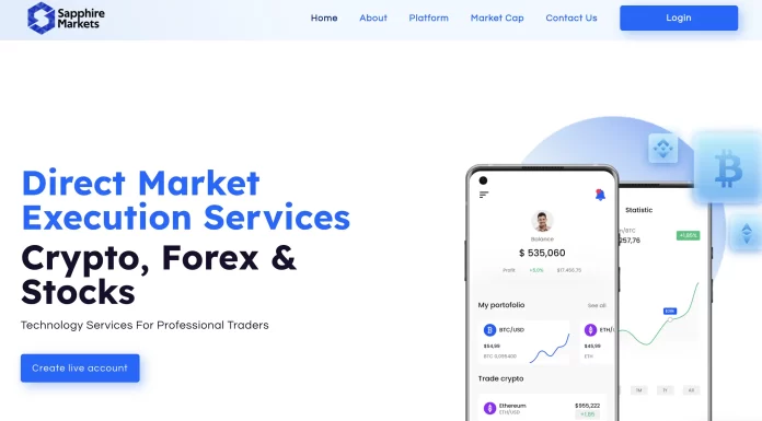 Sapphire Markets Review (sapphiremarkets.com Scam) Sapphire Markets Review