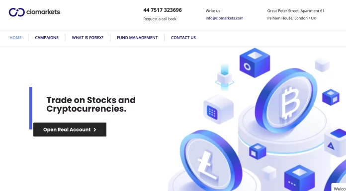 Cio Markets Review (ciomarkets.com Scam) Cio Markets Review