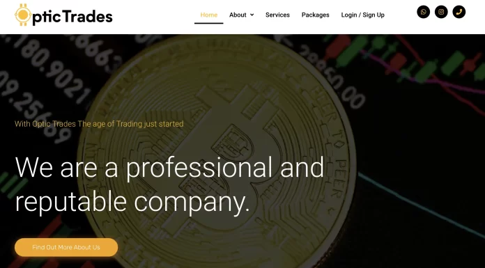 Optic Trades Review (optictrades.com Scam) Optic Trades Review