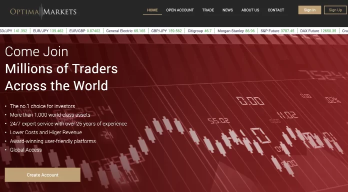 Optima Markets Review (optima-markets.com Scam) Optima Markets Review