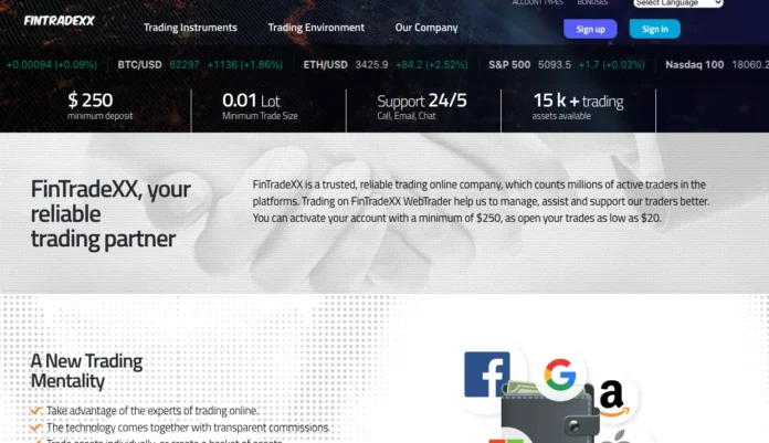Fintradexx Review