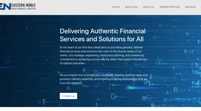 Eastern Noble Investments Limited Review (easternnobleinvestmentslimited.com Scam) Eastern Noble Investments Limited Review