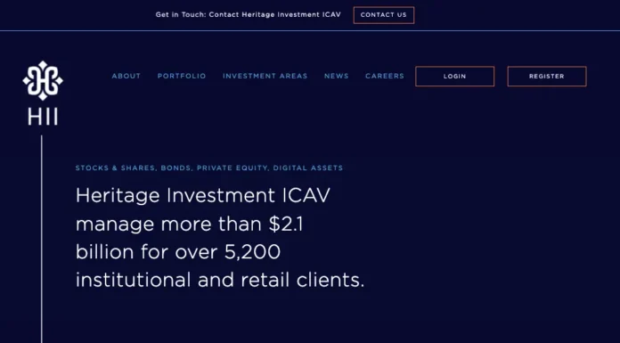 Heritage Investment ICAV Review (heritageinvestmenticav.com Scam) Heritage Investment ICAV Review