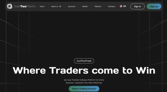 JustTwoTrade Review (justtwo.trade Scam) JustTwoTrade Review